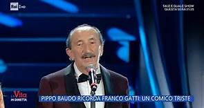 Pippo Baudo ricorda Franco Gatti - La vita in diretta 21/10/2022