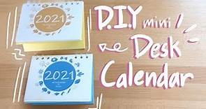 DIY Desk Calendar! | 3 methods + Printable Pattern! (2024 updated)