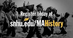 Online Master’s in History Degree: Study the Past. In the Present.