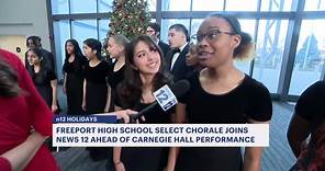 Freeport High School Select Chorale joins News 12 ahead of Carnegie Hall performance