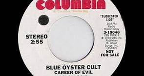Blue Öyster Cult - Career of Evil (Single Version)