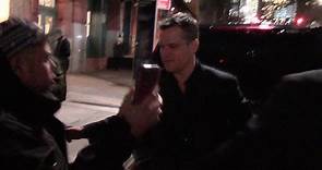 Matt Damon & his wife Luciana Barroso seen heading out in NYC