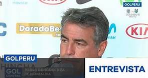 Pablo Bengoechea: "Tenemos que salir a buscar goles"