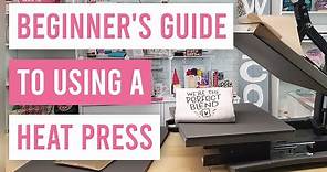 🤓 Beginners Guide to Using a Heat Press - How to use a Heat Press