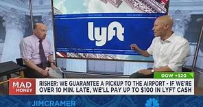 Lyft CEO David Risher goes one-on-one with Jim Cramer