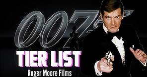 James Bond 007 Tier List - Roger Moore Films Ranked