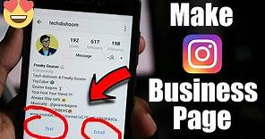 How to Make Instagram Business Page Quickly 😍