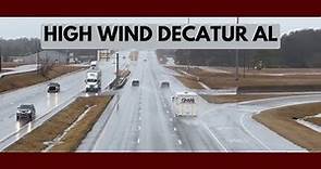 01-12-2024 Decatur Alabama - High wind and heavy rainfall