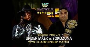 Story of The Undertaker vs Yokozuna | Royal Rumble 1994