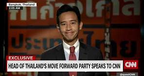 Head of Thailand's victorious Move Forward Party speaks to Zain Asher