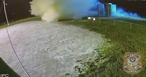 Georgia Guidestones monument explosion caught on video
