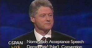 The Presidency-Bill Clinton 1992 Acceptance Speech