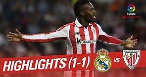 Resumen de Real Madrid vs Athletic Club (1-1)