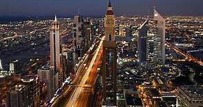 Check out the Tower Plaza Hotel on Sheikh Zayed Road, Dubai.