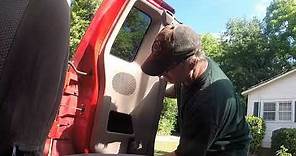 How to repair and replace rear door cables and latch 2000 Ford Ranger
