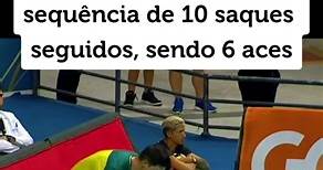 Sequência de 10 saque do Felipe Roque, 6 aces. Brasil x Peru #voleibol #volleyball #voleimasculinobrasil #selecaobrasileiradevolei