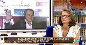 Paola Dominguín, sobre José Coronado: "Me contó que me había sido infiel y con quién"
