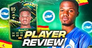 85 EVOLUTIONS "RELENTLESS WINGER" ANSU FATI PLAYER REVIEW - EAFC 24 ULTIMATE TEAM