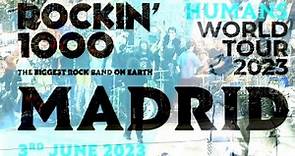Rockin'1000 Madrid 2023 - "Full" Show #rockin1000