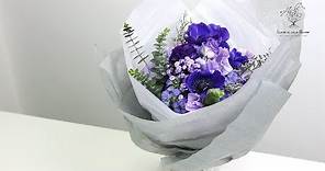 花束包裝－flower bouquet wrapping｜Nicole花藝教室