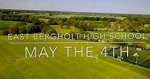 May the 4th be with you. Aerial views of East Bergholt High School.