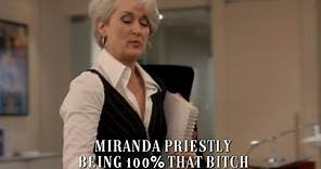 miranda priestly being iconic for 2:54 minutes straight