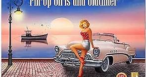 Pin-Up Girls and vintage cars by Mausopardia (Wall Calendar 2024 DIN A4 Landscape), CALVENDO 12 Month Wall Calendar
