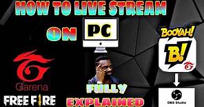 Booyah live streaming on PC || how to stream through obs studio||