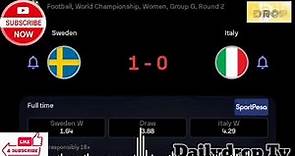 Amanda Ilestedt Goal, Sweden vs Italy Continue Women's World Cup