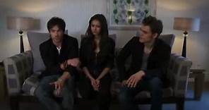The Vampire Diaries ITV2 Interview - Nina Dobrev, Paul Wesley, Ian Somerhalder