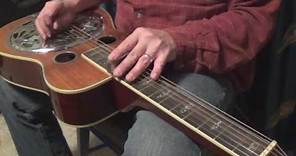 How to Flat Pick the Dobro - Basics for Beginners - movable patterns and rhythm