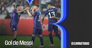 Gol de Messi - Perú 0 - 1 Argentina - Eliminatorias Sudamericanas para el Mundial 2026