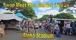 [4K] Aloha Stadium Swap Meet / Flea Market 1/20/24 in Aiea, Oahu, Hawaii