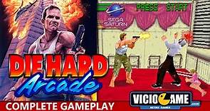 🎮 Die Hard Arcade (Sega Saturn) Complete Gameplay