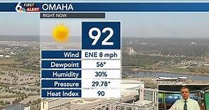 6 News WOWT - We tied the record high in Omaha today! Very...
