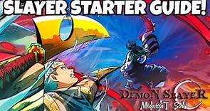 Demon Slayer Midnight Sun Day 1 SLAYER Starter Guide, (Leveling, Clans, Locations, Final Selection)