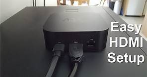 How to connect apple TV to TV with HDMI!! - New apple TV 4K 32GB Review & Setup! - Easy & Fun
