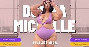 American Plus Size Model Donna Michelle Influencer Body Positivity Activist Wiki And Biography