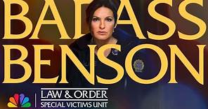 Top 25 Badass Benson Lines Over 25 Seasons | Law & Order: SVU | NBC
