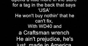 Made in America Toby Keith lyrics
