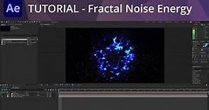 After Effects Tutorial - Fractal Noise Energy