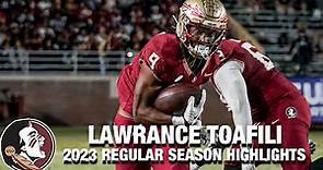 Lawrance Toafili 2023 Regular Season Highlights | Florida State RB