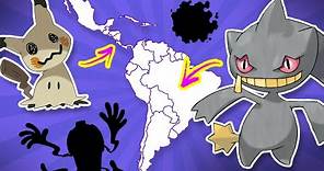 Pokémon FANTASMAS que vivirían en LATINOAMÉRICA