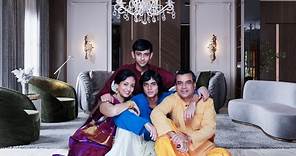 Legendary Actor Paresh Rawal With His Wife and Sons