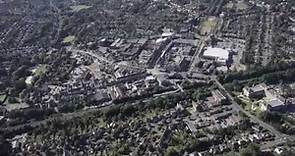 Letchworth Garden City from the air