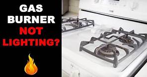 Gas Stove Range Not Igniting - Easy Fix