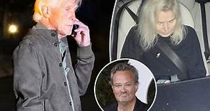 Matthew Perry’s mom, father and stepdad seen arriving at the actor’s home after shocking death