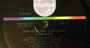 Blue Cheer - New!  Improved!  Blue Cheer