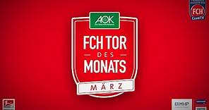 Christian Kühlwetter hat das FCH Tor des Monats März erzielt – präsentiert von der AOK