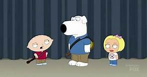 Family Guy S15E01 - Brian & Olivia kicking Stewie out of the band and Stewie's Future